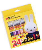 批發供應晨光24色安全無毒油畫棒及果繽紛水彩筆——同心文化美術用品商行